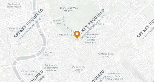 Map showing La Terrazza
