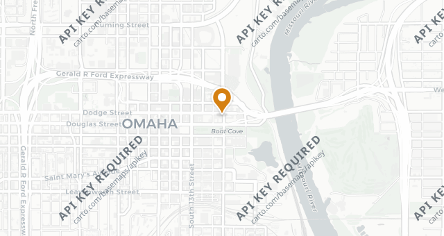 Map showing Spencer's For Steaks & Chops