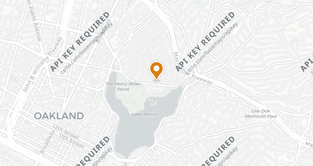 Map showing MAMA Oakland