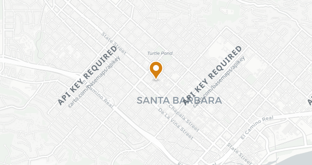 Map showing Opal Restaurant & Bar