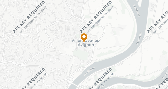 Map showing Le Prieuré