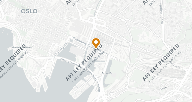Map showing Maaemo
