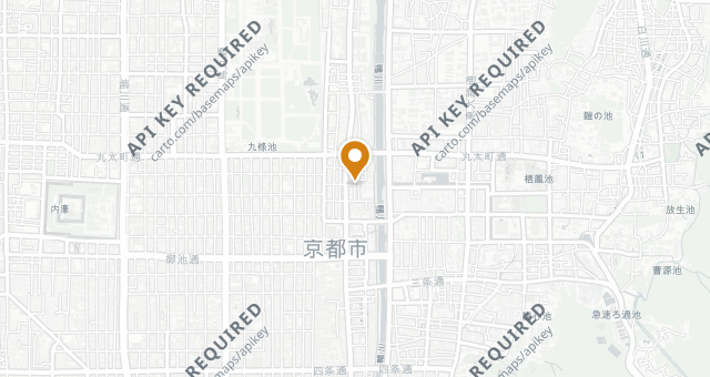 Map showing Kappo Harada
