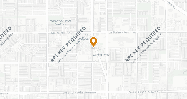 Map showing Mrs. Knott's Chicken Dinner