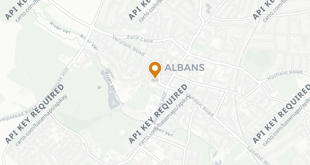 Map showing Dylans at the Kings Arms