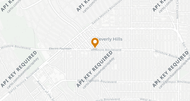 Map showing THE Blvd Restaurant & Lounge