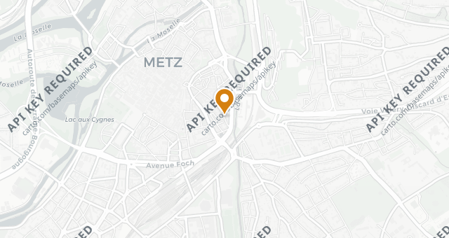 Map showing 83 Restaurant
