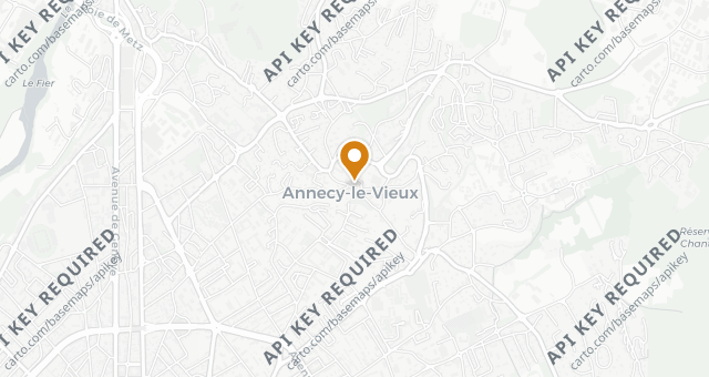 Map showing Café Brunet
