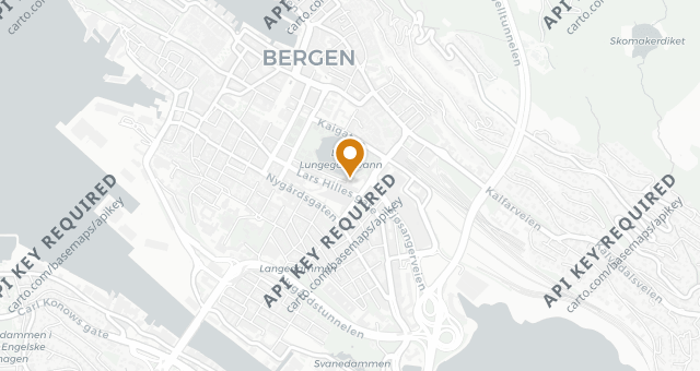 Map showing Lysverket