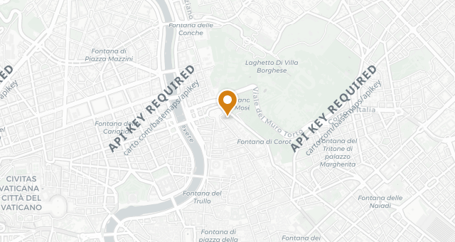 Map showing Le Jardin de Russie