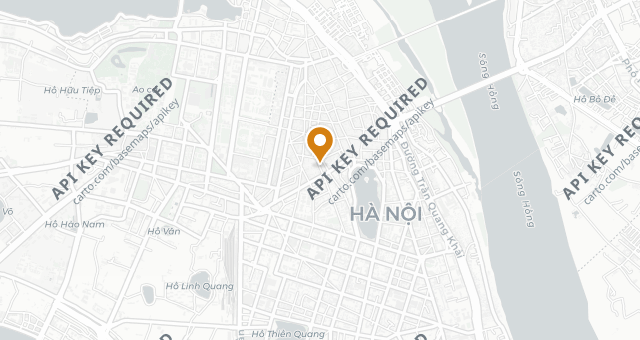 Map showing Hanoi Garden