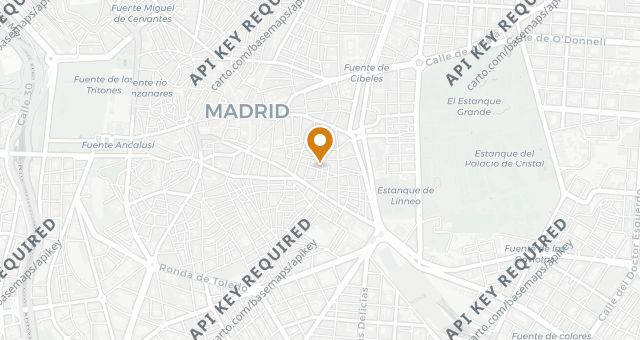 Map showing Triciclo
