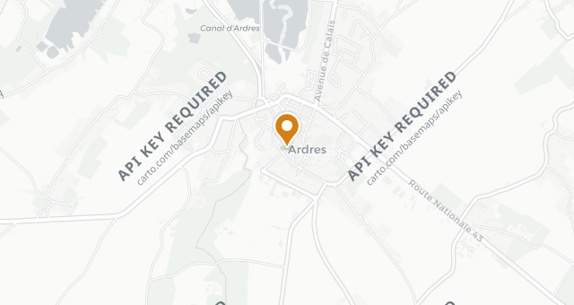 Map showing Maison Akène