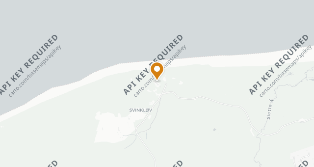 Map showing Svinkløv Badehotel