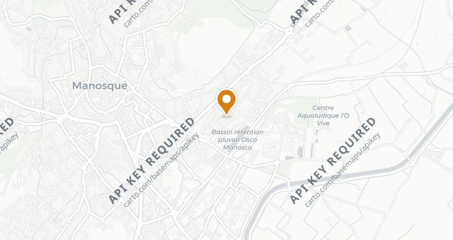 Map showing Le Bistrot du Chef
