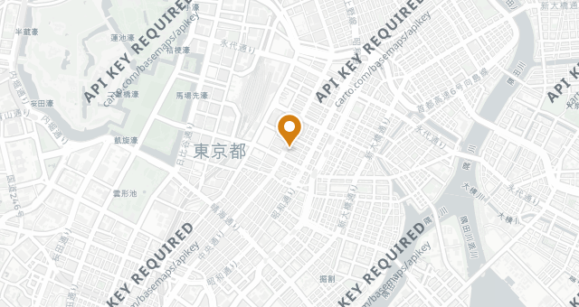 Map showing Kyobashi Tempura Fukamachi