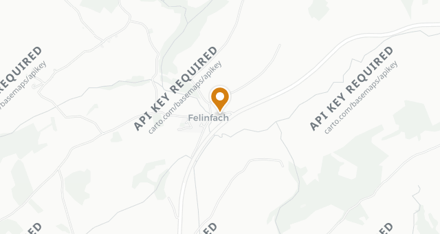 Map showing Felin Fach Griffin