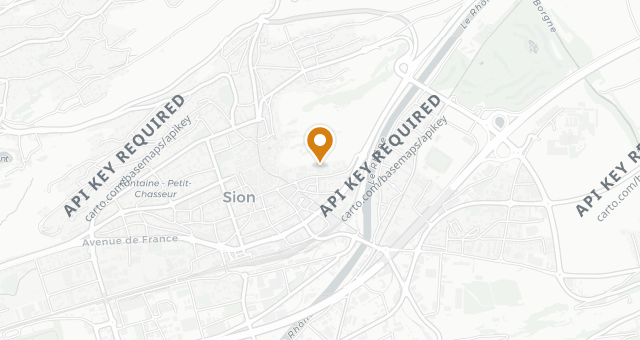 Map showing Damien Germanier