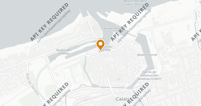Map showing Le Channel