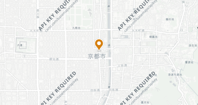 Map showing Fortune Garden