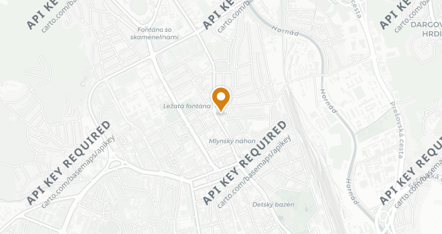 Map showing Ohnisko Fire Dining & Brew Bar