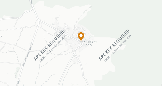 Map showing Le Flores