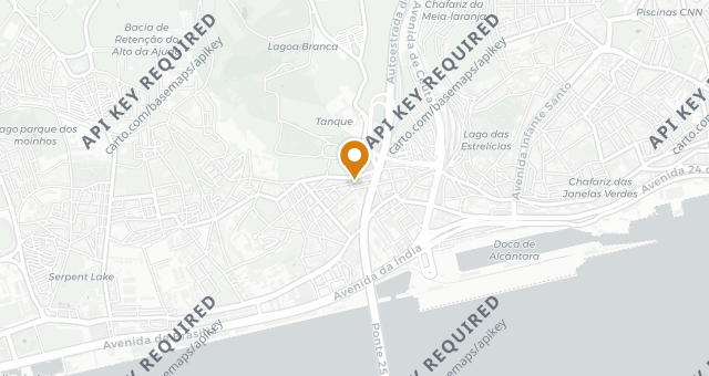 Map showing Solar dos Nunes