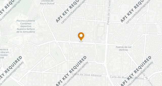 Map showing Clos Madrid