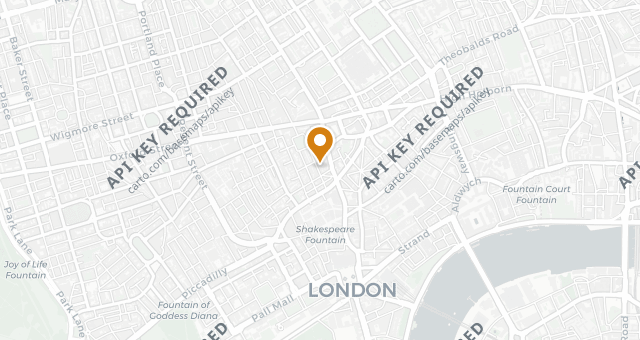 Map showing Gunpowder Soho