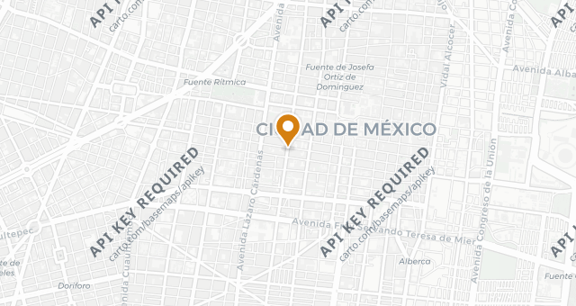 Map showing Taqueria Los Cocuyos