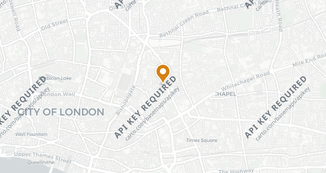 Map showing Gunpowder Spitalfields