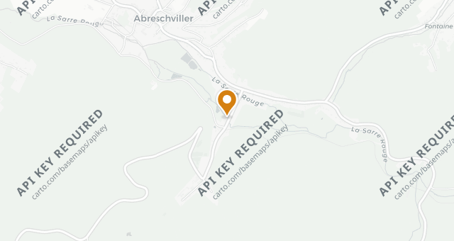 Map showing Auberge de la Forêt