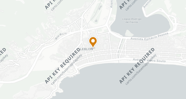 Map showing Giuseppe Grill Leblon