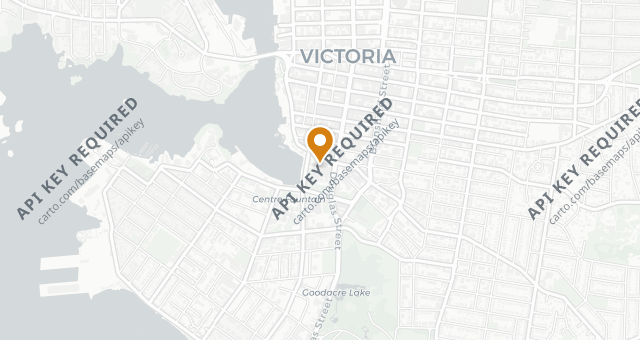 Map showing Q at the Empress