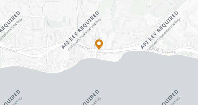 Map showing AMA Sushi