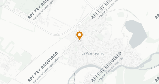Map showing Le Relais de la Poste