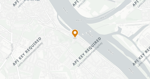 Map showing FAVORITE restaurant