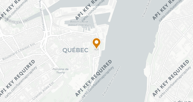 Map showing L'Orygine