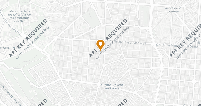 Map showing Caja de Cerillas