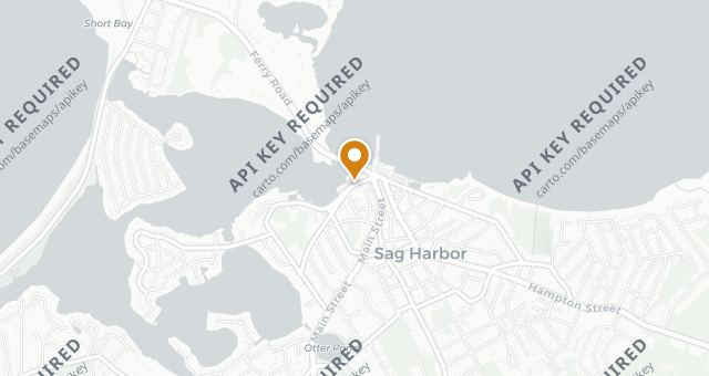 Map showing Baron's Cove