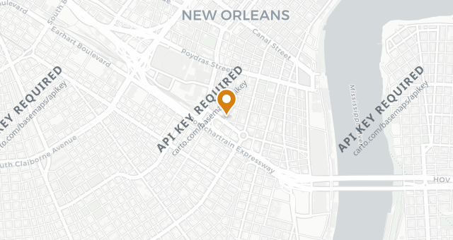 Map showing Willie Mae's Nola