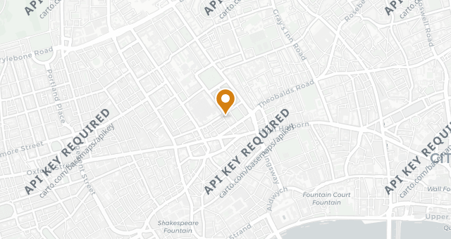 Map showing St John at the London Review Bookshop