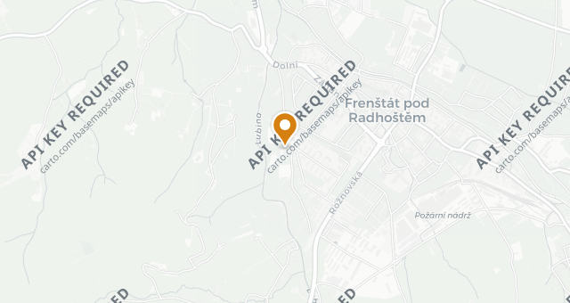 Map showing Ardesia restaurant v Hotelu Bartoš