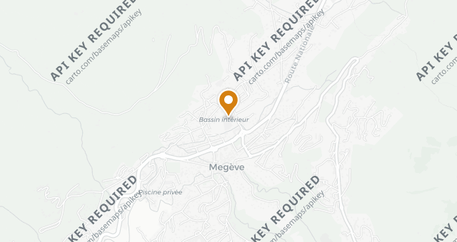 Map showing Le Palais