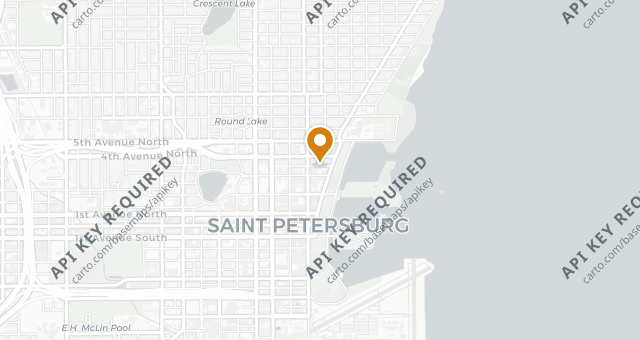Map showing Parkshore Grill