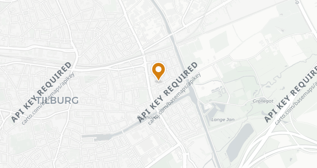 Map showing Te Koop in Tilburg