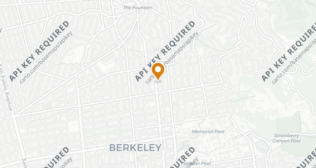 Map showing Chez Panisse