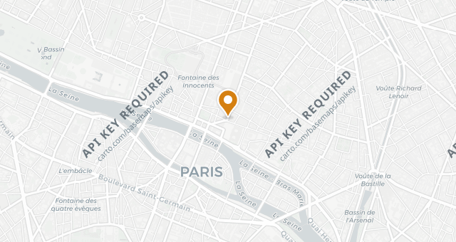 Map showing Hôtel de Ville Rue