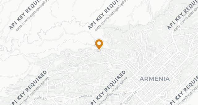 Map showing Vince Ristorante