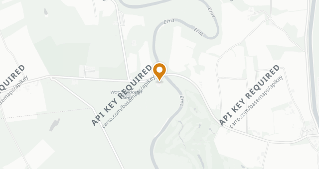 Map showing Restaurant Zur Ems
